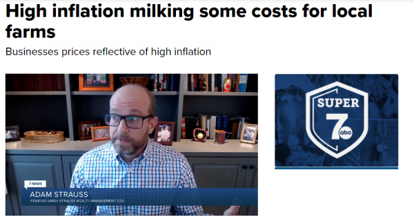 ABC News 7 – High Inflation milking some costs for local farms